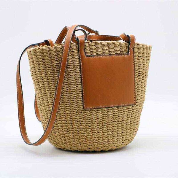 evening bags brand rattan tote for women straw large handbags leather print basket summer shoulder crossbody lady beach bucket 220428
evening bags brand rattan tote for women straw large handbags leather print basket summer shoulder crossbody lady beach bucket 220428