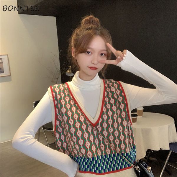 sweater vest women v-neck korean style loose fashion ladies clothing casual all-match classic aesthetic knitted students, Black;white
sweater vest women v-neck korean style loose fashion ladies clothing casual all-match classic aesthetic knitted students, Black;white