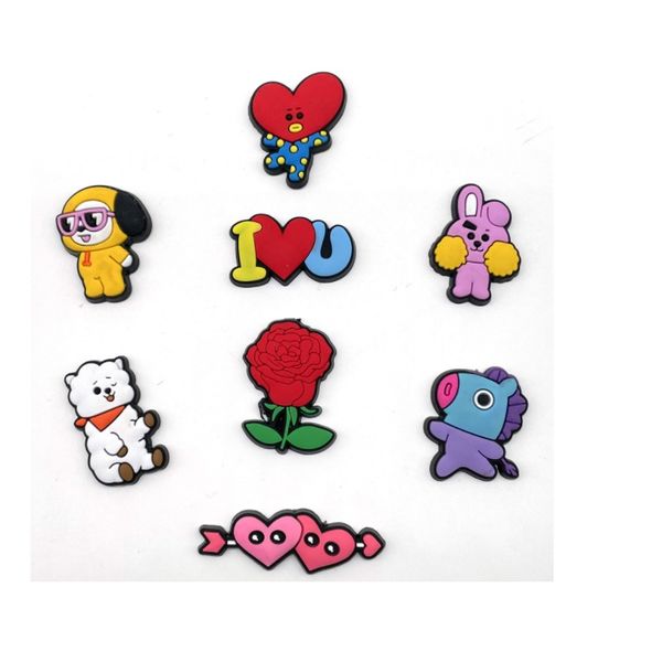 lovely cartoon pvc shoe charms shoes buckles action figure fit bracelets croc jibz shoe's accessories wristband buckle designer charms, White;pink
lovely cartoon pvc shoe charms shoes buckles action figure fit bracelets croc jibz shoe's accessories wristband buckle designer charms, White;pink