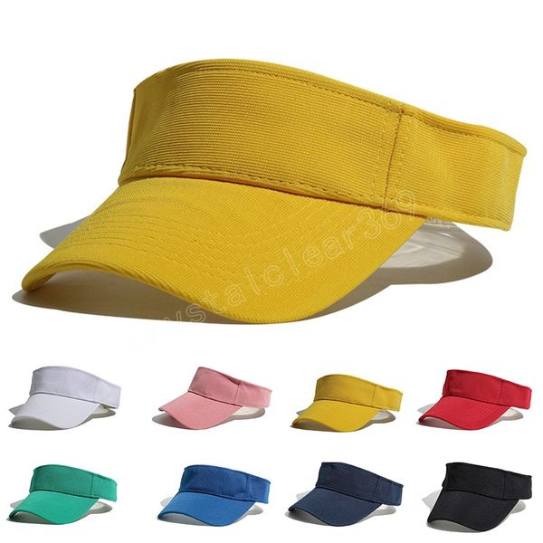 spring summer sports sun hats women men's cap adjustable sunscreen cotton visor uv protection empty golf running hats, Yellow
spring summer sports sun hats women men's cap adjustable sunscreen cotton visor uv protection empty golf running hats, Yellow