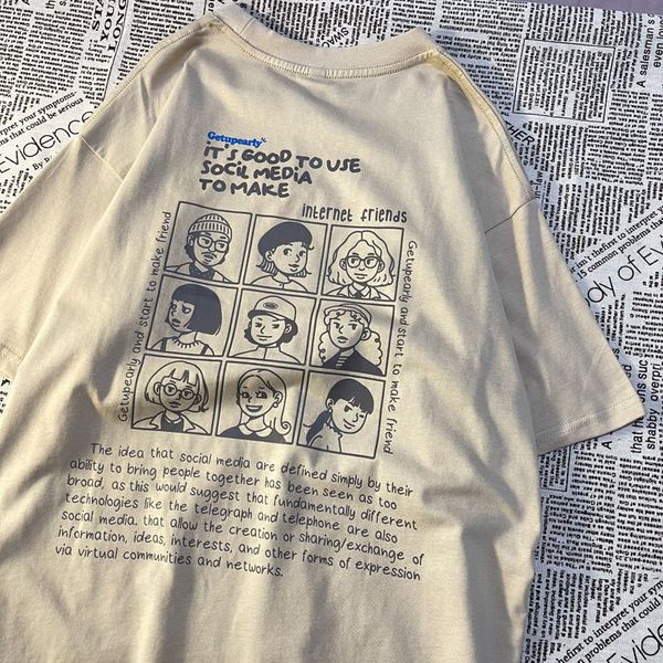 character personality letter printing y2k aesthetic short-sleeved t-shirt women 2022 summer loose oversize y2k t-shirt women 0629, White
character personality letter printing y2k aesthetic short-sleeved t-shirt women 2022 summer loose oversize y2k t-shirt women 0629, White