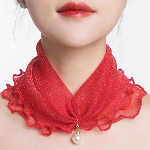 fashion lace variety scarf neck collar creative fake pearl pendant scarf chiffon loop scarf headband women clothing accessories 220628, Blue;gray
fashion lace variety scarf neck collar creative fake pearl pendant scarf chiffon loop scarf headband women clothing accessories 220628, Blue;gray