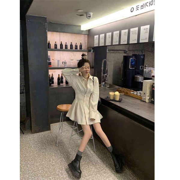 casual dresses show temperament, fan xian thin, close waist and pull dress, women's 2022 spring medium long shuize shirt skirt, qkw7, Black;gray
casual dresses show temperament, fan xian thin, close waist and pull dress, women's 2022 spring medium long shuize shirt skirt, qkw7, Black;gray