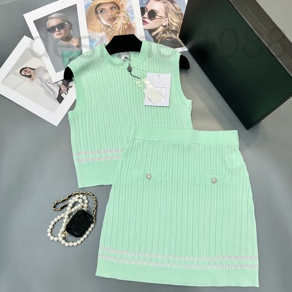 two piece dress designer 2022 summer new fashion simple sleeveless knitted vest high waist hip skirt two piece suit 1tpa, White
two piece dress designer 2022 summer new fashion simple sleeveless knitted vest high waist hip skirt two piece suit 1tpa, White