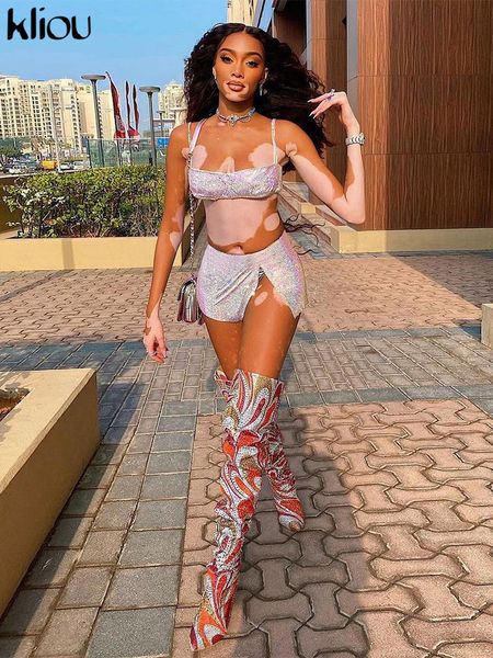 shiny stunning two piece set women spaghetti strap skinny crop + twinkle elastic side split skirts party clubwear, White
shiny stunning two piece set women spaghetti strap skinny crop + twinkle elastic side split skirts party clubwear, White