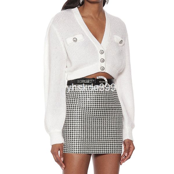 women's knits & tees v-neck mohair cardigan white lantern sleeve exposed navel thin fashion diamond button black short coat women'
women's knits & tees v-neck mohair cardigan white lantern sleeve exposed navel thin fashion diamond button black short coat women'