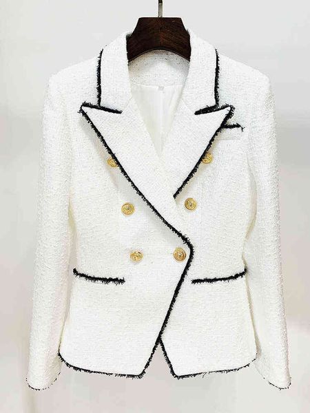 suit high street fashion 2022 designer jacket women slim fitting lion bu, White;black
suit high street fashion 2022 designer jacket women slim fitting lion bu, White;black