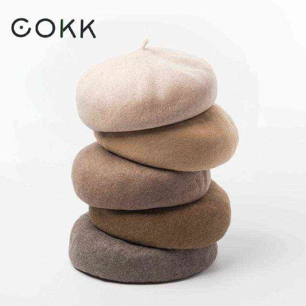 cokk 100 wool beret women hat soft solid color autumn winter hats for women lady vintage hood chapeau femme painter cap j220722, Blue;gray
cokk 100 wool beret women hat soft solid color autumn winter hats for women lady vintage hood chapeau femme painter cap j220722, Blue;gray