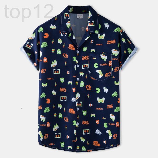 men's casual shirts designer 2021 hawaiian series beach style summer suit collar printed short sleeve pants national leisure batch 49ih, White;black
men's casual shirts designer 2021 hawaiian series beach style summer suit collar printed short sleeve pants national leisure batch 49ih, White;black