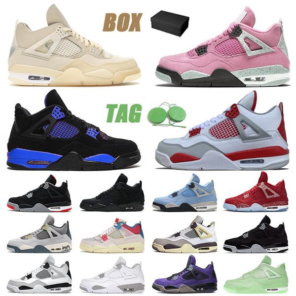 with box jumpman 4 4s iv designer basketball shoes for mens womens sb bred craft blue thunder purple denim military black cat sports
with box jumpman 4 4s iv designer basketball shoes for mens womens sb bred craft blue thunder purple denim military black cat sports
