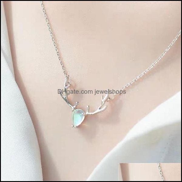 s925 colorf elk necklace simple forest sterling sier clavicle chain net red personality temperament jewelry women drop delivery 2021 pendant, Silver
s925 colorf elk necklace simple forest sterling sier clavicle chain net red personality temperament jewelry women drop delivery 2021 pendant, Silver