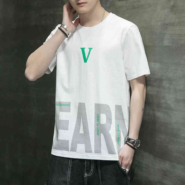 summer 2022 new pure cotton t-shirt korean trendy print youth versatile bottomed shirt round neck t-shirt men, Black;brown
summer 2022 new pure cotton t-shirt korean trendy print youth versatile bottomed shirt round neck t-shirt men, Black;brown