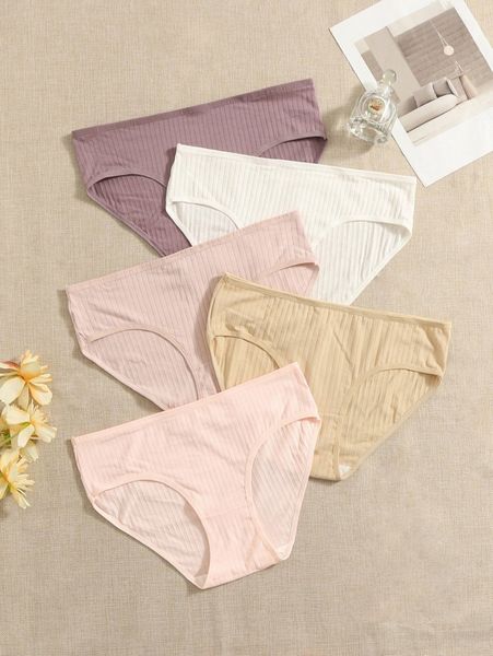 5pack plus plain simple panty 19as#, Black;white 
5pack plus plain simple panty 19as#, Black;white