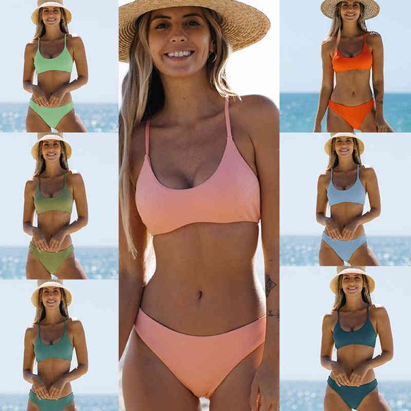 bikini new swimsuit bikini solid color fashionable womens swimsuit split bikini, White;black
bikini new swimsuit bikini solid color fashionable womens swimsuit split bikini, White;black
