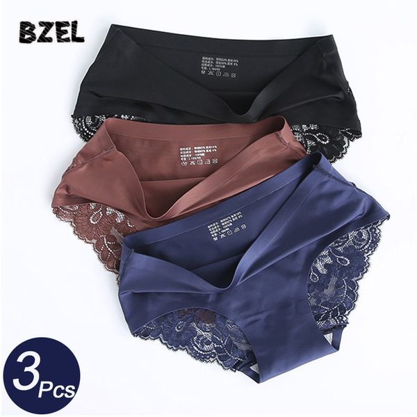bzel 3pcs/lot seamless women hollow out panties set underwear comfort lace briefs low rise female sport panty soft lady lingerie, Black;pink
bzel 3pcs/lot seamless women hollow out panties set underwear comfort lace briefs low rise female sport panty soft lady lingerie, Black;pink