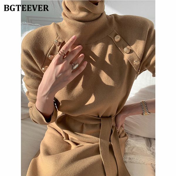 vintage button turtleneck women sweater dress full sleeve lace-up loose straight female knitted dress autumn winter, Black;gray
vintage button turtleneck women sweater dress full sleeve lace-up loose straight female knitted dress autumn winter, Black;gray