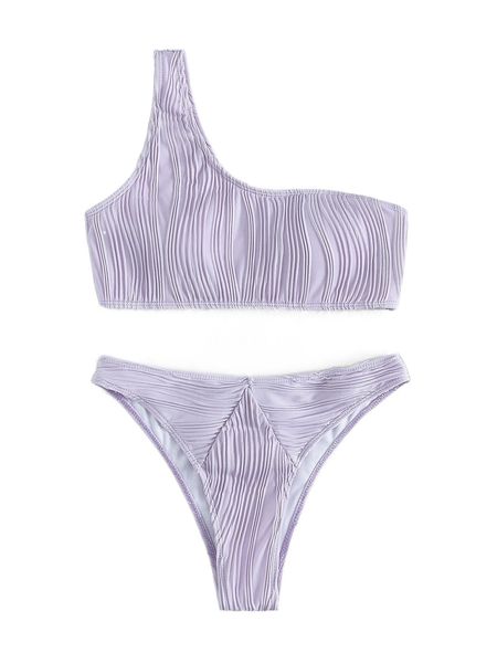 plain one shoulder bikini swimsuit z9bd#, White;black
plain one shoulder bikini swimsuit z9bd#, White;black