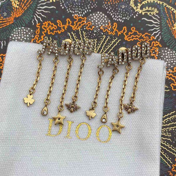 letter earrings clover water drops star element earrings fashion girl earrings, Golden
letter earrings clover water drops star element earrings fashion girl earrings, Golden