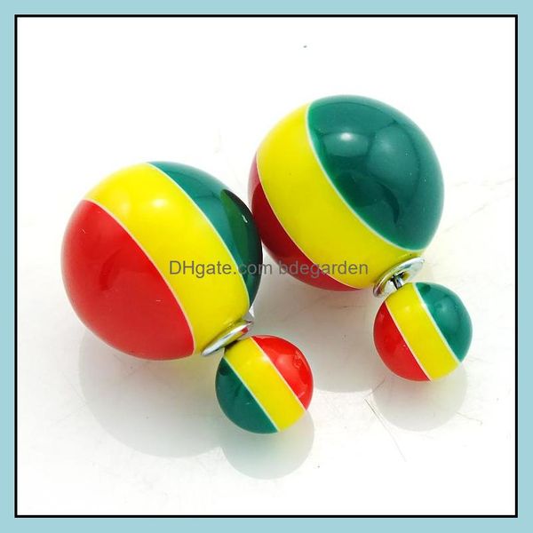 stud earrings jewelry fashion color stripe double ball for women hypoallergenic drop dhsq5, Golden;silver
stud earrings jewelry fashion color stripe double ball for women hypoallergenic drop dhsq5, Golden;silver