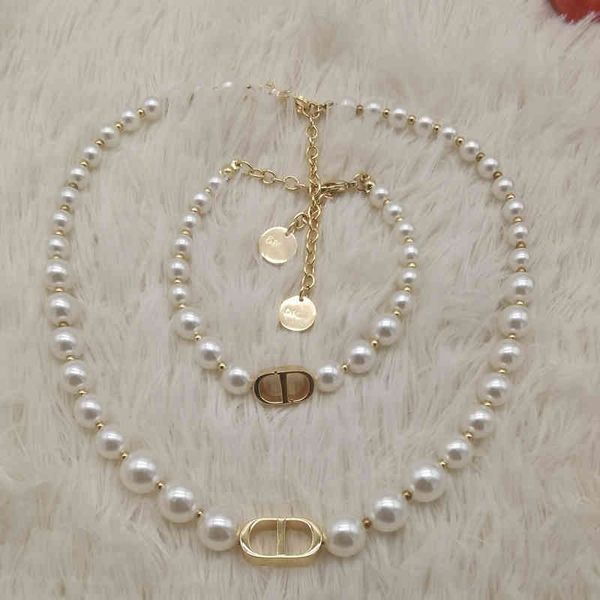 2022 factory wholesale new di home small fresh light luxury high sense necklace bracelet pearl women's nightclub celebrity fairy svnz, Silver
2022 factory wholesale new di home small fresh light luxury high sense necklace bracelet pearl women's nightclub celebrity fairy svnz, Silver