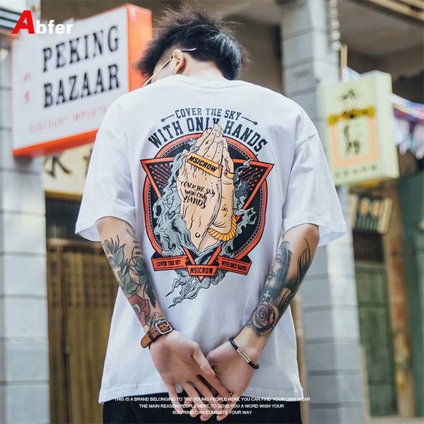 abfer gothic style retro t shirt men graffiti hand printed graphic t shirts oversized hip hop anime aesthetic tshirts tee 220425, White;black
abfer gothic style retro t shirt men graffiti hand printed graphic t shirts oversized hip hop anime aesthetic tshirts tee 220425, White;black