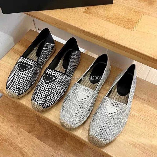 designer flat espadrille shoes ladies slip on rhinestone casual rope sole ballet loafer slippers sandals women spring autumn luxury fashion, Black
designer flat espadrille shoes ladies slip on rhinestone casual rope sole ballet loafer slippers sandals women spring autumn luxury fashion, Black