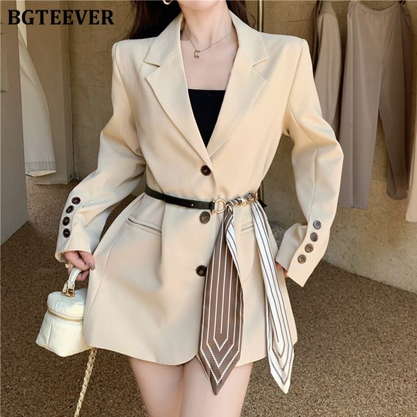 elegant loose single-breasted ladies blazer jackets stylish notched collar scarf belted women suit coats 2022, White;black
elegant loose single-breasted ladies blazer jackets stylish notched collar scarf belted women suit coats 2022, White;black