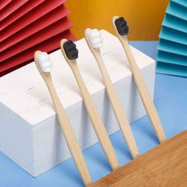 toothbrush 1pc natural bamboo handle million nanometer toothbrush hair ultra fine soft travel portable oral care tool 0312
toothbrush 1pc natural bamboo handle million nanometer toothbrush hair ultra fine soft travel portable oral care tool 0312