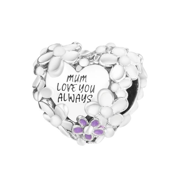 2022 new mom daisy heart charm silver beads for jewelry making fits original pandora sterling woman bracelets 2022 spring bloom jewelry 7911, Black
2022 new mom daisy heart charm silver beads for jewelry making fits original pandora sterling woman bracelets 2022 spring bloom jewelry 7911, Black