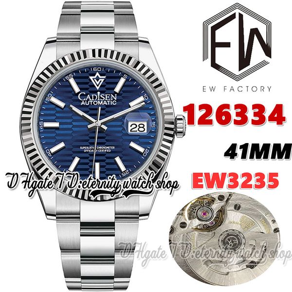ewf v3 ew126334 ew3235 automatic mens watch 41mm fluted bezel blue pit pattern dial stick markers 904l steel bracelet with same serial warra, Slivery;brown
ewf v3 ew126334 ew3235 automatic mens watch 41mm fluted bezel blue pit pattern dial stick markers 904l steel bracelet with same serial warra, Slivery;brown