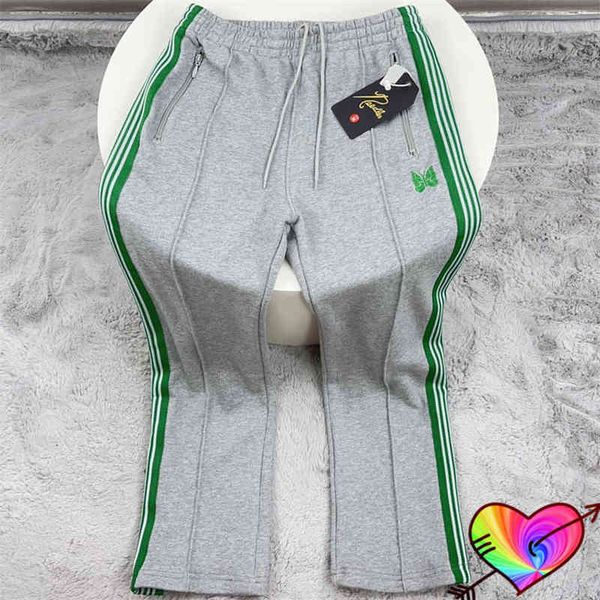 green stripe webbing needles pants 2022 men women needles awge pants high street embroidery butterfly track trousers t220803, Black
green stripe webbing needles pants 2022 men women needles awge pants high street embroidery butterfly track trousers t220803, Black