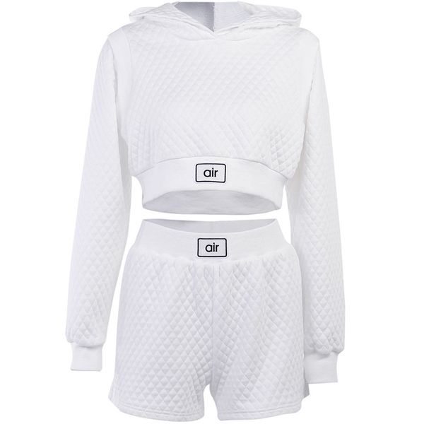 22fw autumn checkered fake two piece tracksuits hoodie shorts set fashion casual sports women suit, Gray
22fw autumn checkered fake two piece tracksuits hoodie shorts set fashion casual sports women suit, Gray