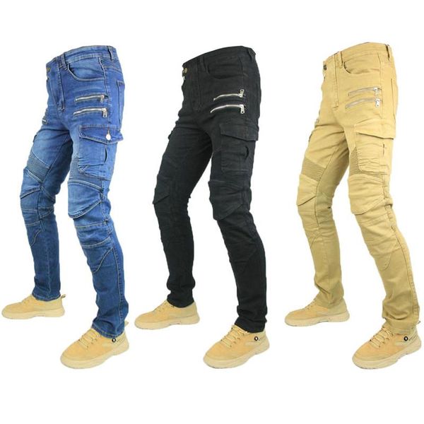motorcycle apparel double zipper metal style no komine leisure men's outdoor riding jeans slim pants with protect gears
motorcycle apparel double zipper metal style no komine leisure men's outdoor riding jeans slim pants with protect gears