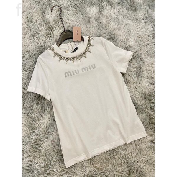 women's t-shirt designer chaopai 22ss early spring new neckline nail bead decorative printing old hole white short sleeve t-shirt 9jvh
women's t-shirt designer chaopai 22ss early spring new neckline nail bead decorative printing old hole white short sleeve t-shirt 9jvh