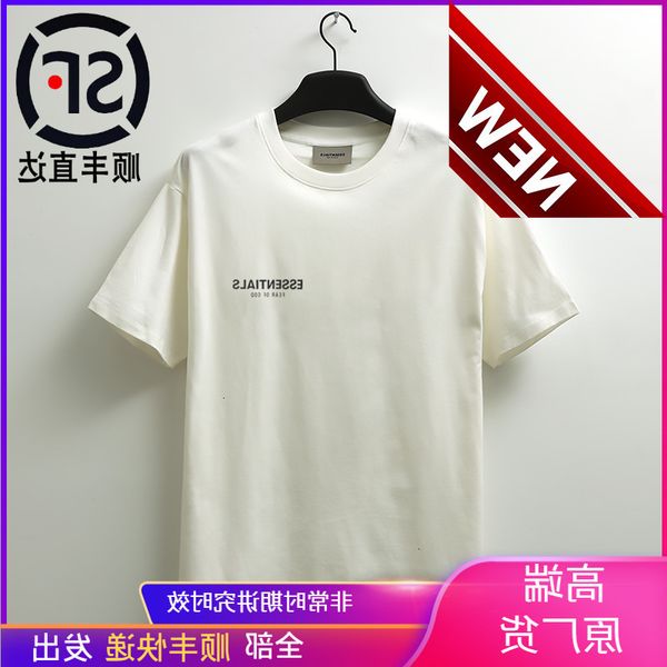 high end original essentials short sleeve men's t-shirt fashion brand loose fog high street women's 2022 spring and summer style, White;black
high end original essentials short sleeve men's t-shirt fashion brand loose fog high street women's 2022 spring and summer style, White;black