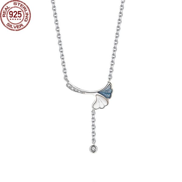 new ginkgo leaf necklace women's s 925 sterling silver white shell enamel tassel micro inlaid clavicle chain sen series small fresh
new ginkgo leaf necklace women's s 925 sterling silver white shell enamel tassel micro inlaid clavicle chain sen series small fresh