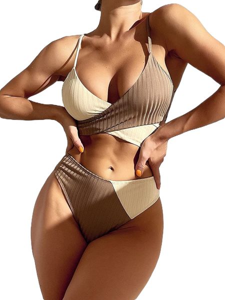 women's 2 piece colorblock high waisted wrap spaghetti strap summer swimsuit bikini set r3qo#, White;black
women's 2 piece colorblock high waisted wrap spaghetti strap summer swimsuit bikini set r3qo#, White;black