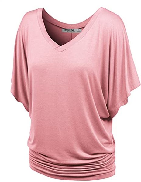 lock and love women's t shirts solid short sleeve boat crew neck v neck dolman xs - 5xl plus size, White
lock and love women's t shirts solid short sleeve boat crew neck v neck dolman xs - 5xl plus size, White