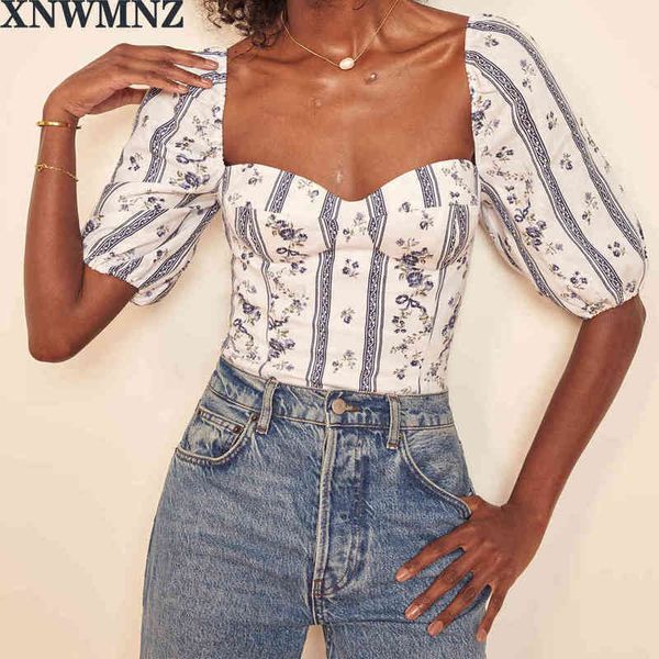 xnwmnz za women dress fashion summer puff sleeve linen highend streetwear clothing tight high waist bell blouses 210513, White
xnwmnz za women dress fashion summer puff sleeve linen highend streetwear clothing tight high waist bell blouses 210513, White
