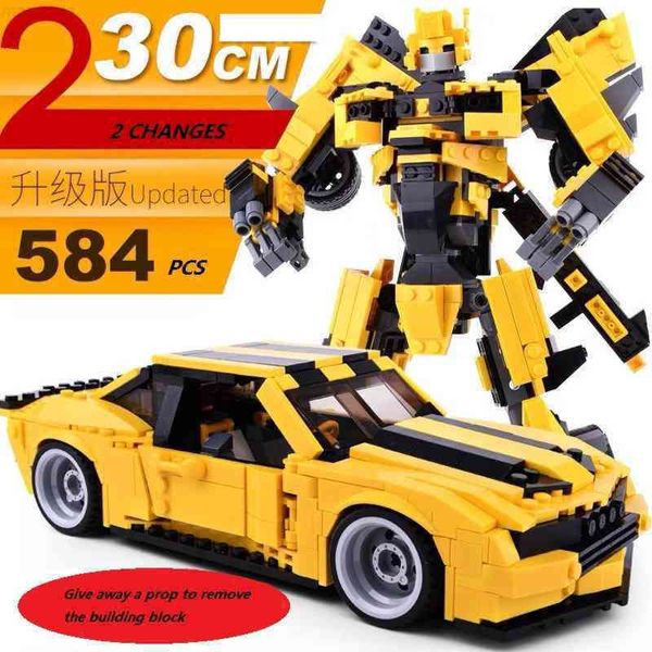 "bumblebee" diamond processing robot 584 uds toy building block education children's car model
"bumblebee" diamond processing robot 584 uds toy building block education children's car model