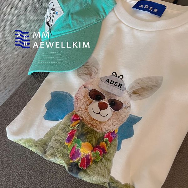 women's t-shirt designer korea chao brand ader cartoon cub sticker short sleeve summer loose men's and women's t-shirt c4y4, White
women's t-shirt designer korea chao brand ader cartoon cub sticker short sleeve summer loose men's and women's t-shirt c4y4, White