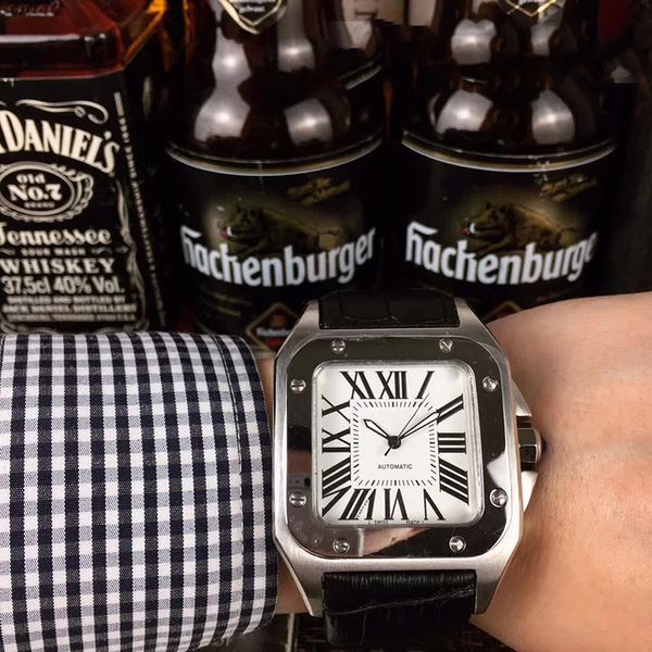 watches watches 40mm stainless steel watch leather strap automatic movement mechanical silver case mens watches sports
watches watches 40mm stainless steel watch leather strap automatic movement mechanical silver case mens watches sports
