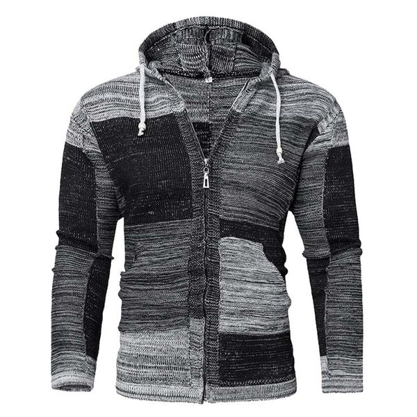 mens oversized sweater autumn winter mens coat casual long sleeve knitted sweater men patchwork cardigan men hooded sweaters 220809, Black;brown
mens oversized sweater autumn winter mens coat casual long sleeve knitted sweater men patchwork cardigan men hooded sweaters 220809, Black;brown