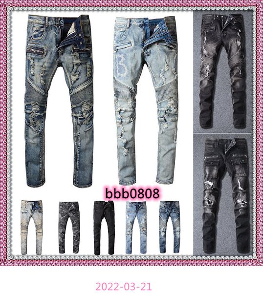mens designer jeans distressed ripped biker slim fit motorcycle bikers denim for men s fashion mans black pants pour hommes, Blue
mens designer jeans distressed ripped biker slim fit motorcycle bikers denim for men s fashion mans black pants pour hommes, Blue