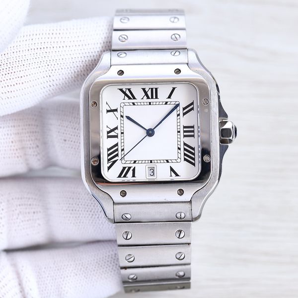 watch automatic mechanical mens watches life waterproof bracelet business wristwatches stainless steel wristband 40mm montre de luxe, Slivery;brown
watch automatic mechanical mens watches life waterproof bracelet business wristwatches stainless steel wristband 40mm montre de luxe, Slivery;brown