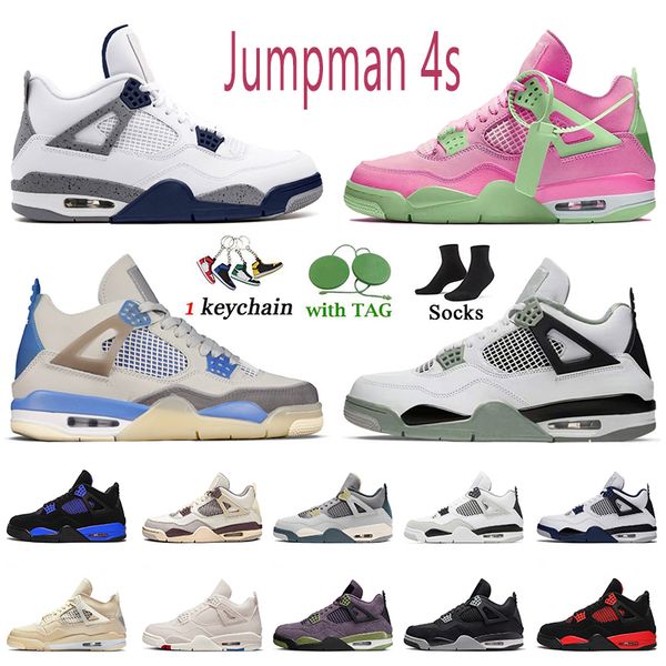 2022 women mens jumpman 4s sail pink retro j4 basketball shoes fashion 4 midnight navy seafoam craft military black cat cactus blue
2022 women mens jumpman 4s sail pink retro j4 basketball shoes fashion 4 midnight navy seafoam craft military black cat cactus blue