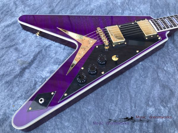 chinese electric guitar flying v style few colors flame maple gold hardware 6 strings
chinese electric guitar flying v style few colors flame maple gold hardware 6 strings