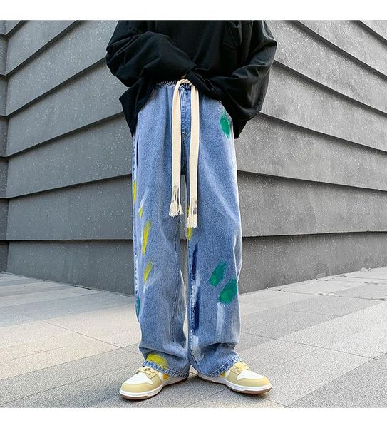 men's jeans plus size 5xl- men's graffiti streetwear straight jean pants men baggy mopping denim trousers black gray/blue
men's jeans plus size 5xl- men's graffiti streetwear straight jean pants men baggy mopping denim trousers black gray/blue