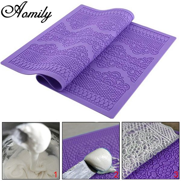 aomily wedding cake silicone flower lace fondant mold mousse brim decor sugarcraft icing mat pad home pastry baking tool supplie 220601
aomily wedding cake silicone flower lace fondant mold mousse brim decor sugarcraft icing mat pad home pastry baking tool supplie 220601