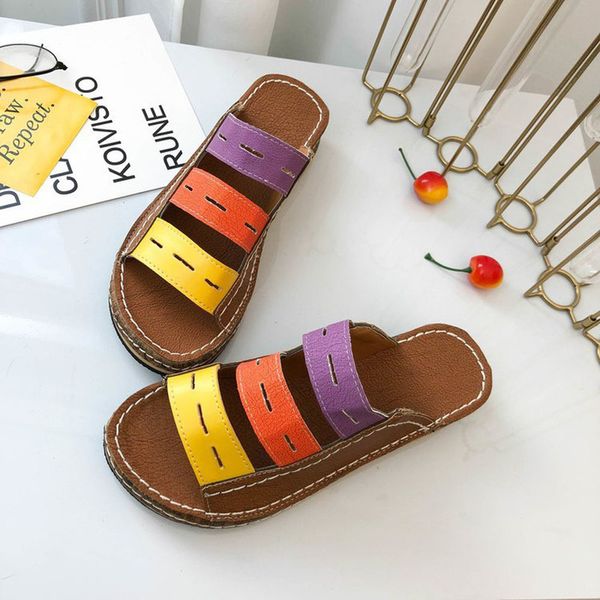 women slippers three colors wedge summer shoes casual sandals orthopedic open toe anti-slip female slippers wj048 220422, Black
women slippers three colors wedge summer shoes casual sandals orthopedic open toe anti-slip female slippers wj048 220422, Black